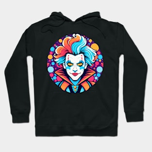 Clown Halloween Illustration Hoodie